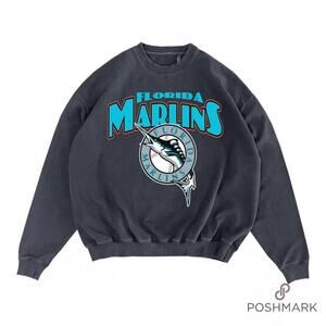 Florida Marlins Baseball Graphic Black Sweatshirt Unisex Men Women